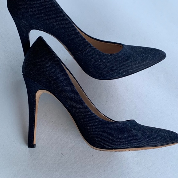 Vince Camuto high heels, 8.5, denim - Picture 10 of 12